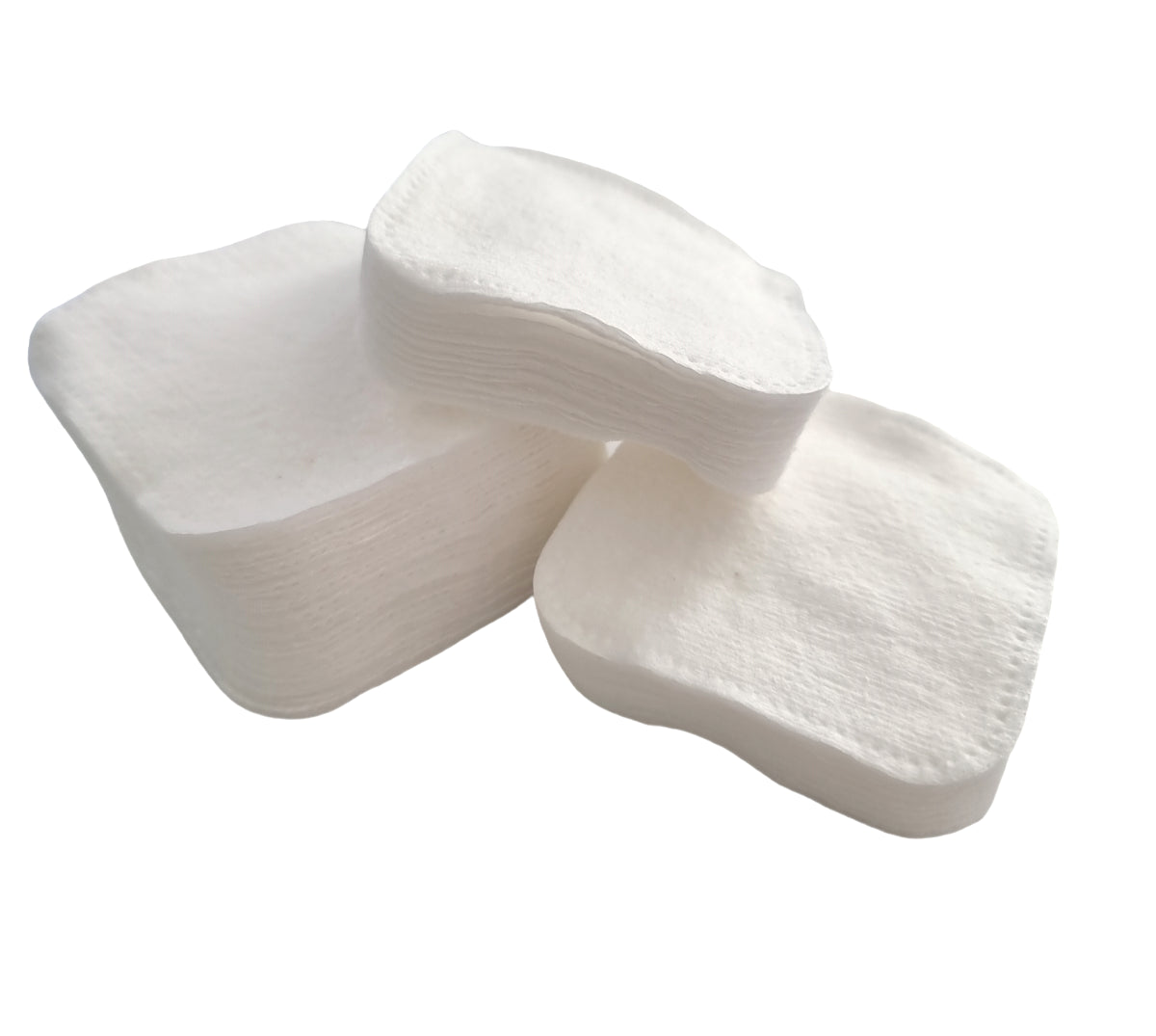 Square Cotton Wool Face Pads X 40 Large 8Cm Wide Soft Absorbent Beauty Makeup